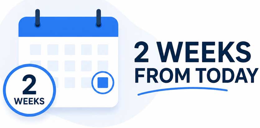 Weeks From Today Calculator